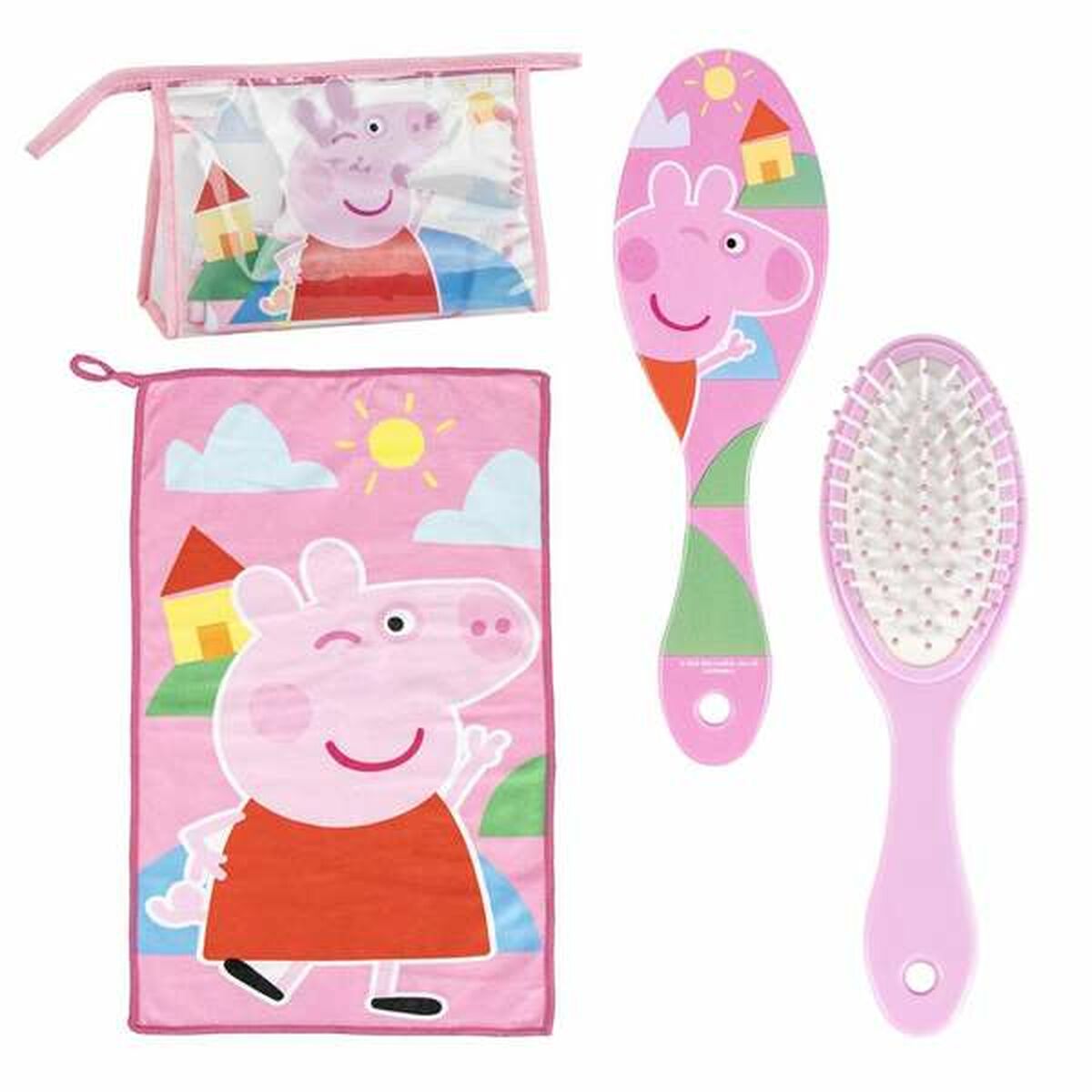 Travel Vanity Case Peppa Pig Pink 23 x 15 x 8 cm Travel Vanity Case Peppa Pig Pink 23 x 15 x 8 cm