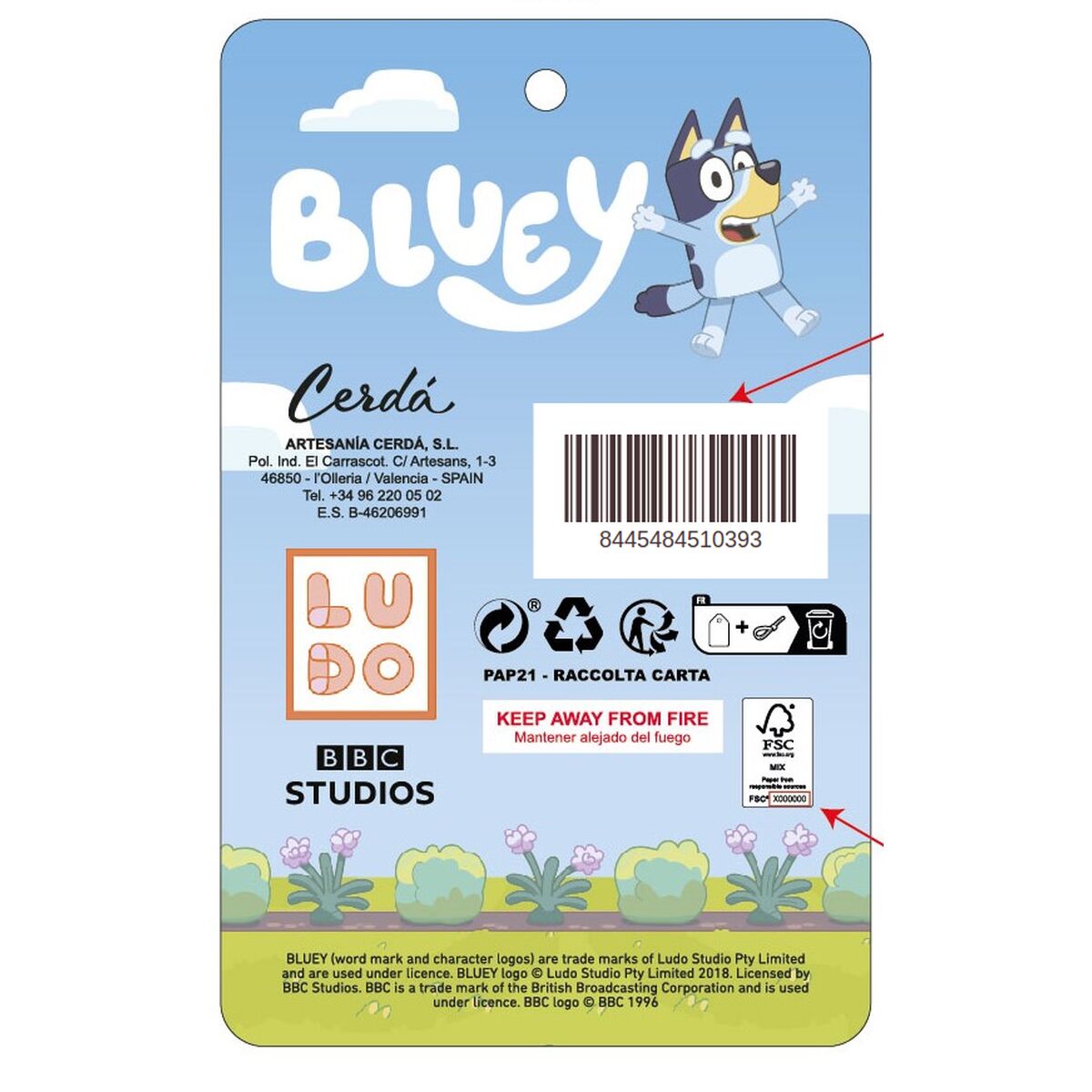 Child bag Bluey Blue