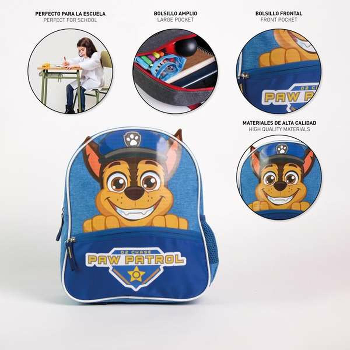 School Bag The Paw Patrol Blue