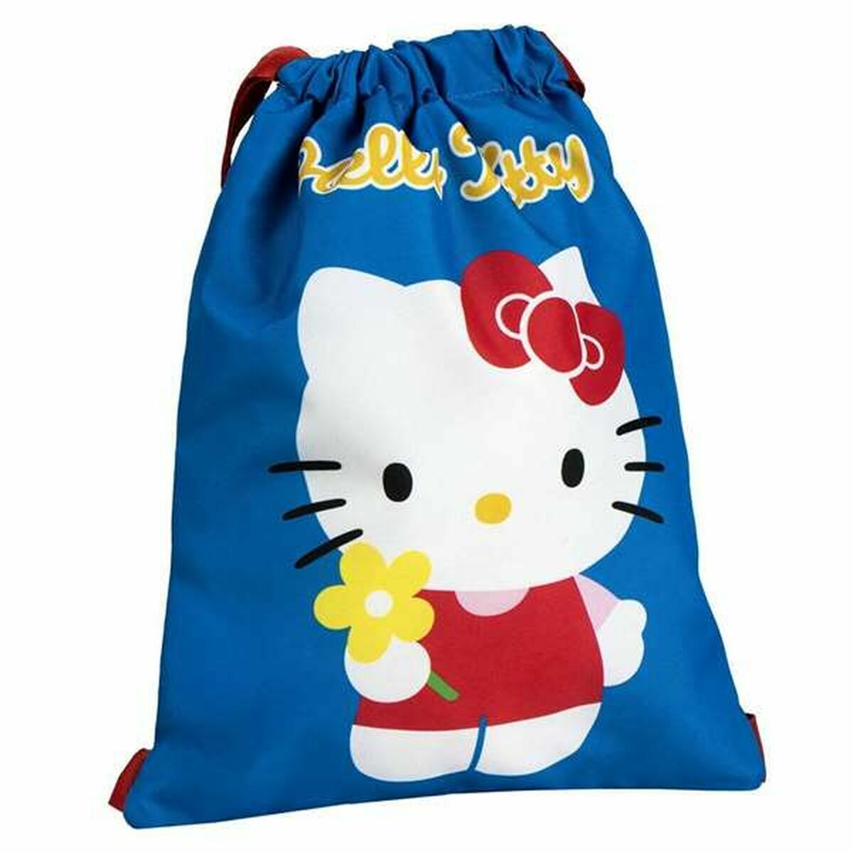 Backpack with Strings Hello Kitty Blue 27 x 33 cm Backpack with Strings Hello Kitty Blue 27 x 33 cm