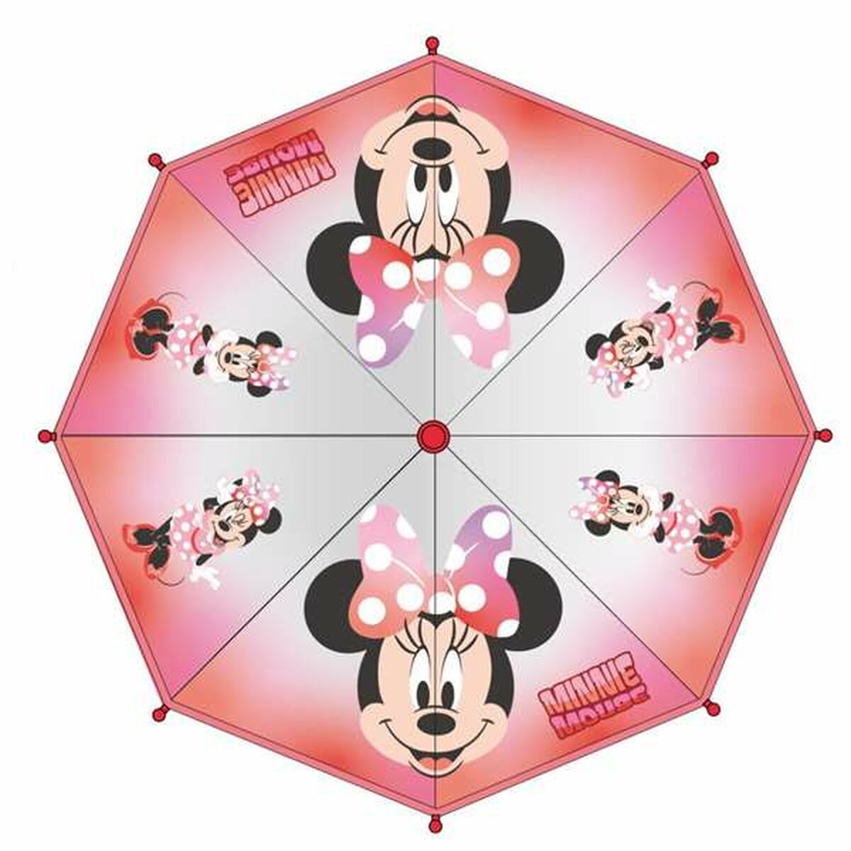 Umbrella Minnie Mouse Red 71 cm 45 cm