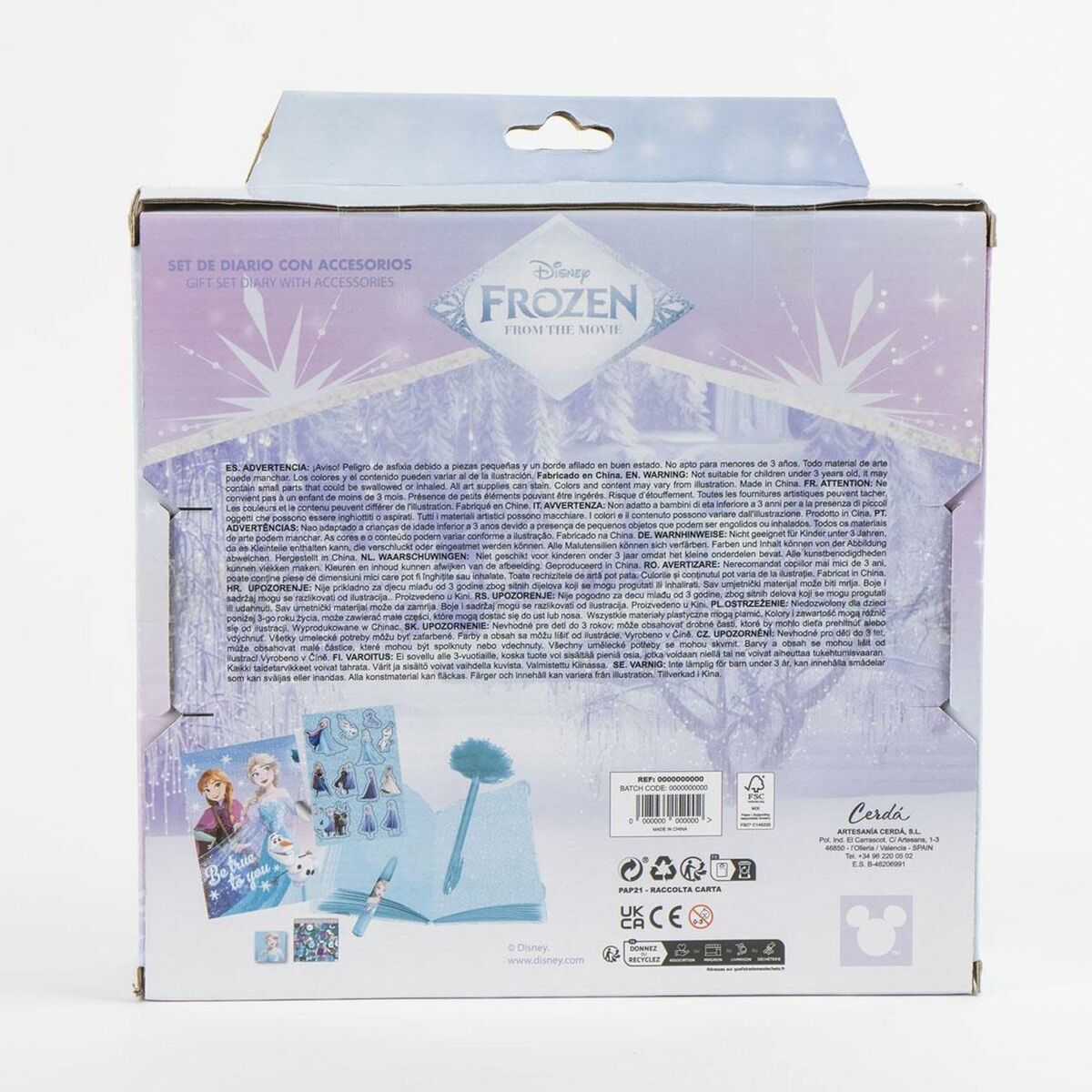 Stationery Set Frozen Multicolour