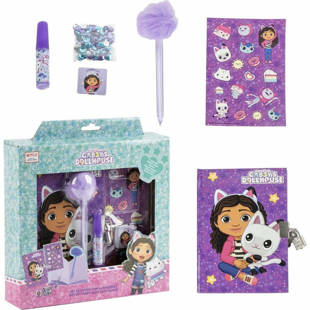 Stationery Set Gabby’s Dollhouse Multicolour