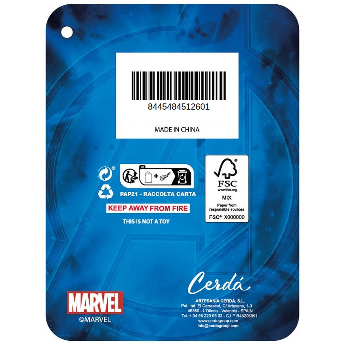 Colouring Activity Box The Avengers Blue