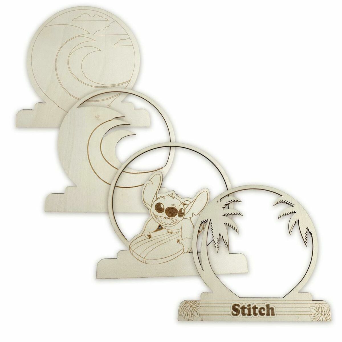 Craft Set Stitch Wood