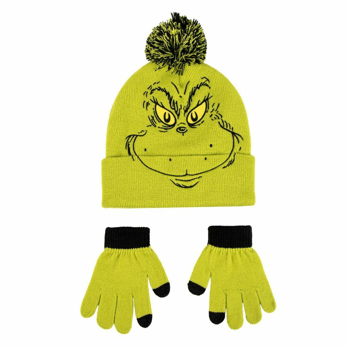 Hat & Gloves The Grinch Green 2 Pieces