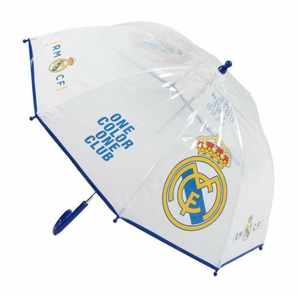 Umbrella Real Madrid C.F. Transparent 45 cm Umbrella Real Madrid C.F. Transparent 45 cm