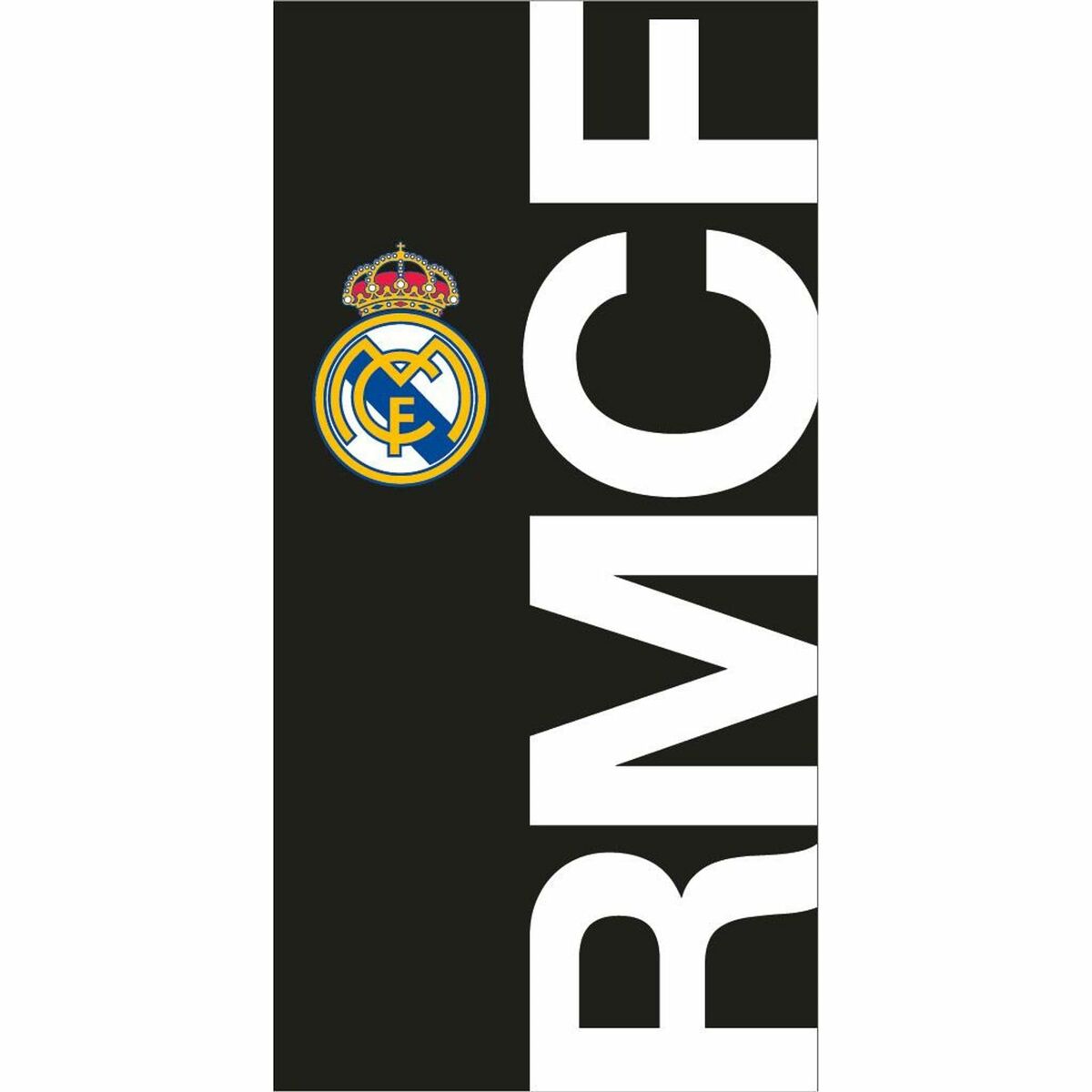 Beach Towel Real Madrid C.F. Black