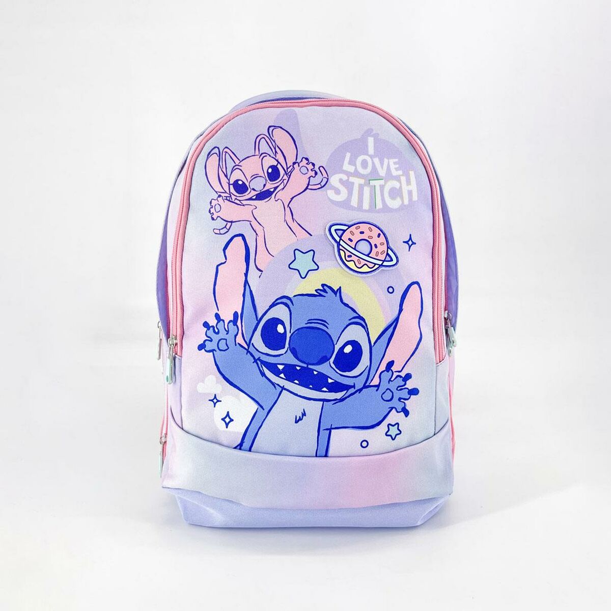 School Bag Stitch Lilac 41 cm