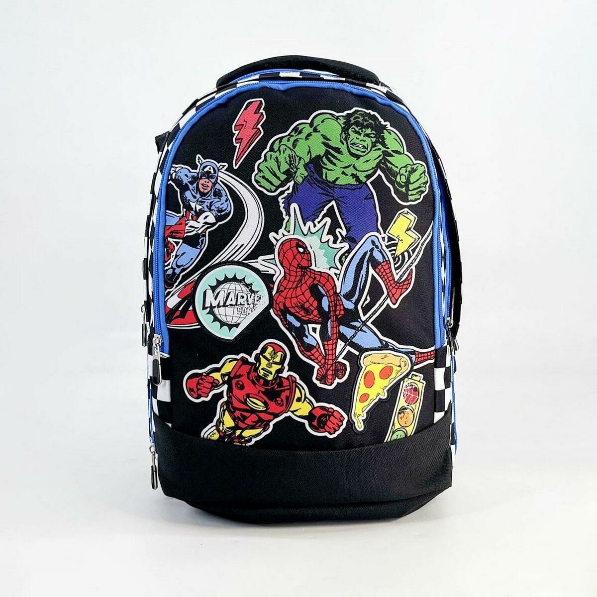 School Bag The Avengers Black 31 x 14 x 41 cm