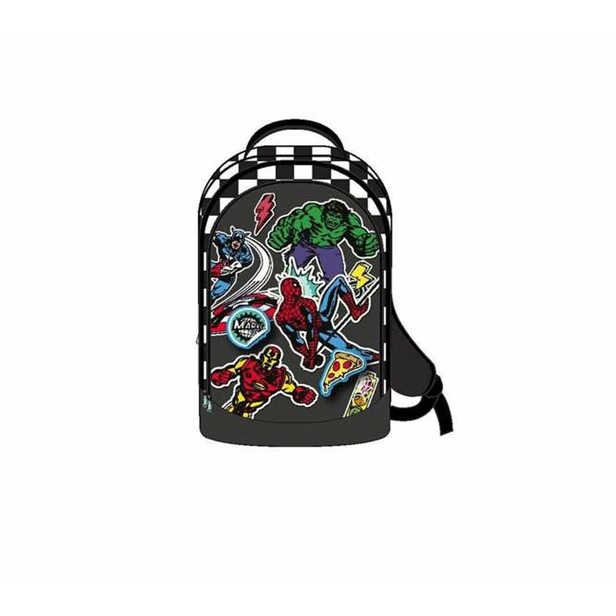 School Bag The Avengers Black 41 cm