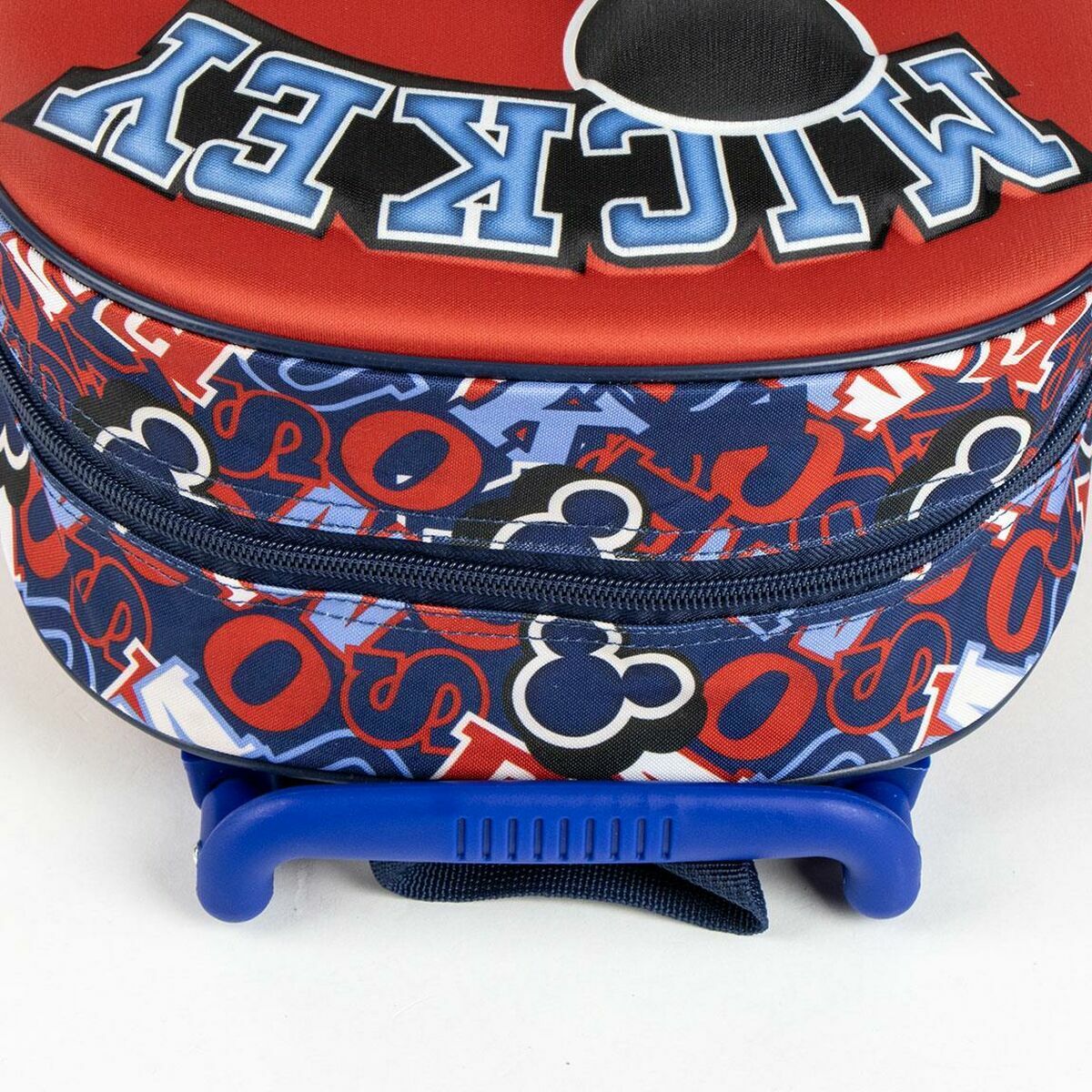 School Rucksack with Wheels Mickey Mouse 3D