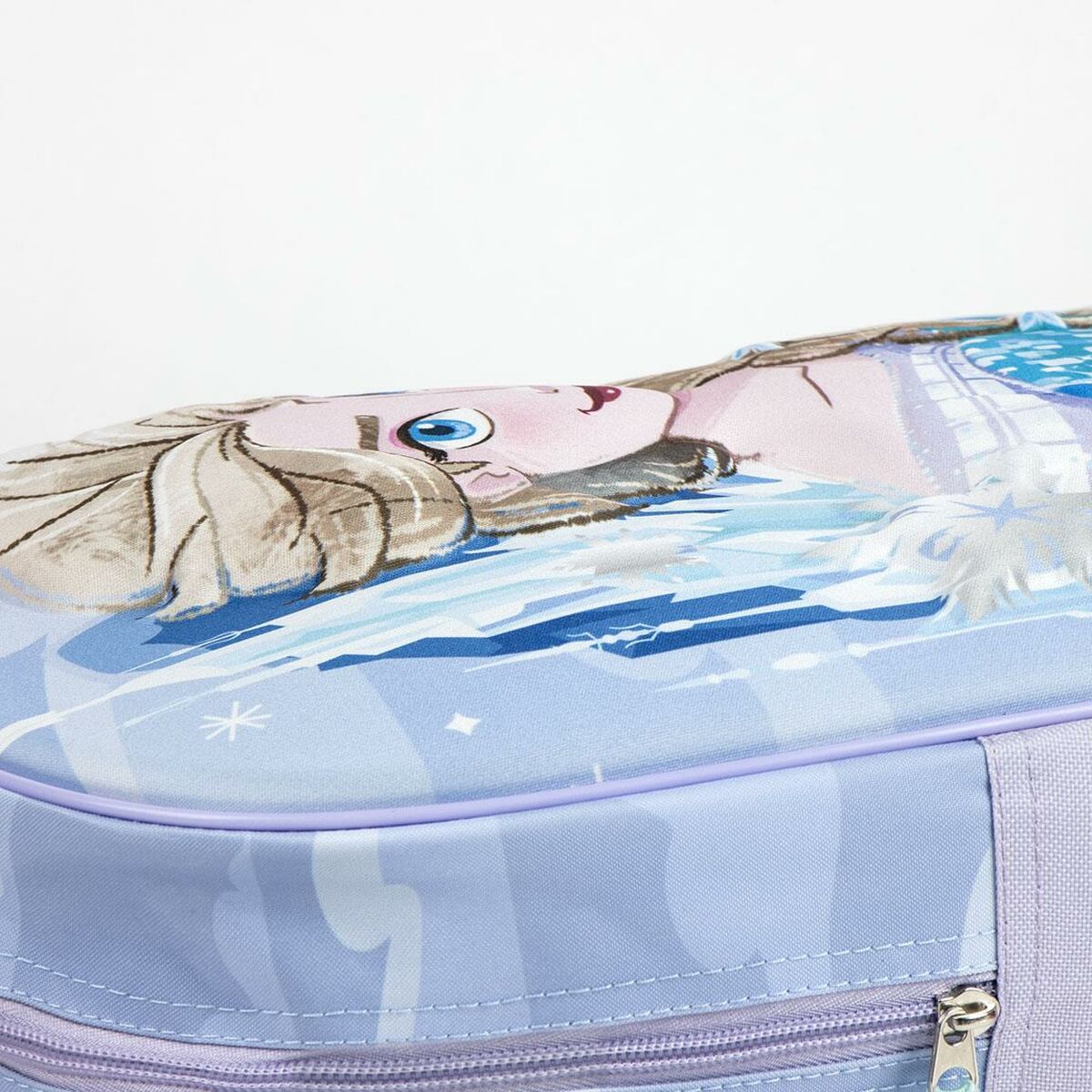 3D School Bag with Wheels Frozen Lilac