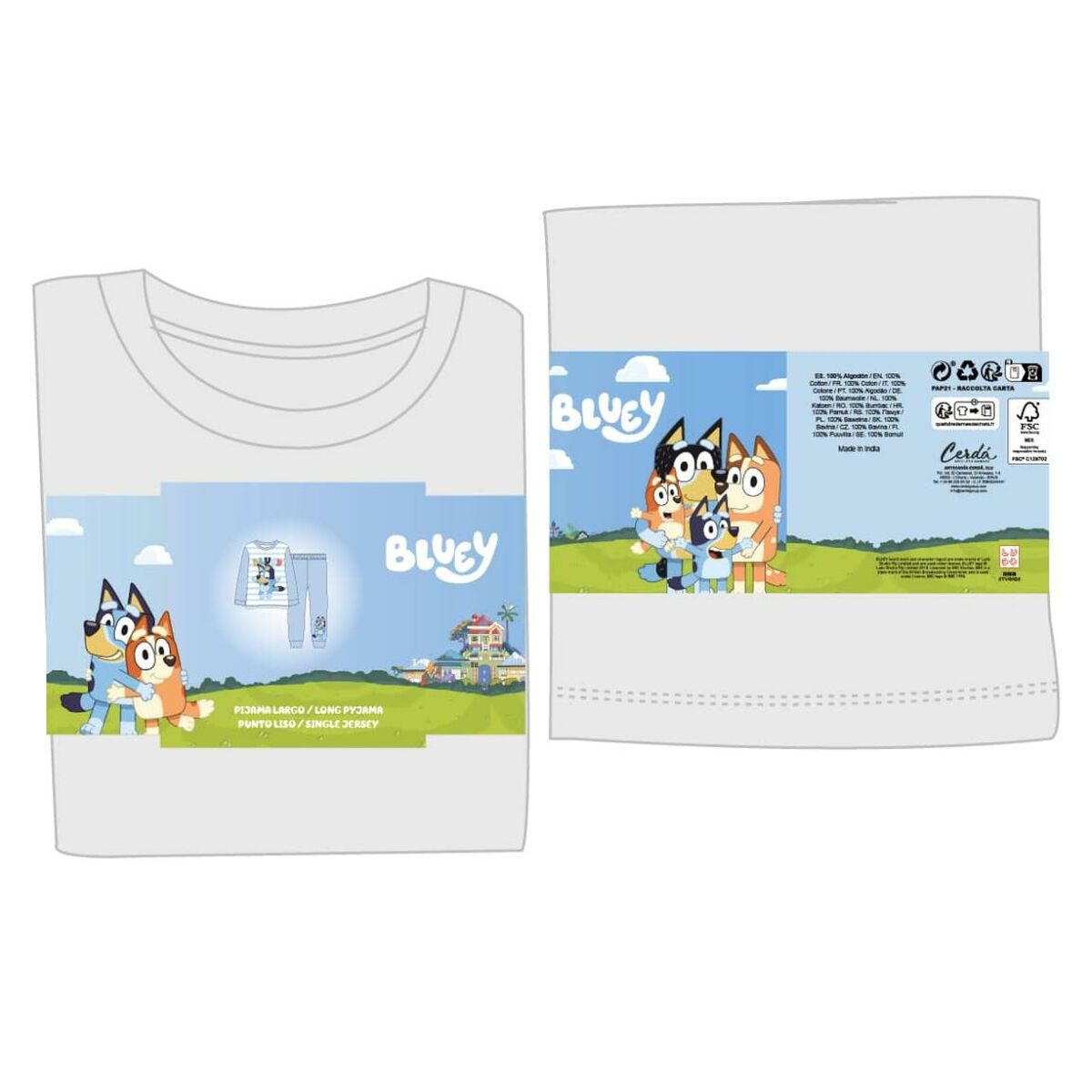 Children’s Pyjama Bluey Light Blue