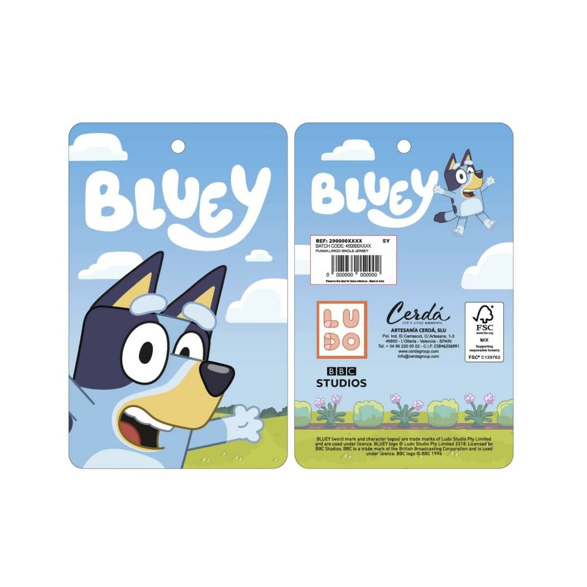 Children’s Pyjama Bluey Light Blue