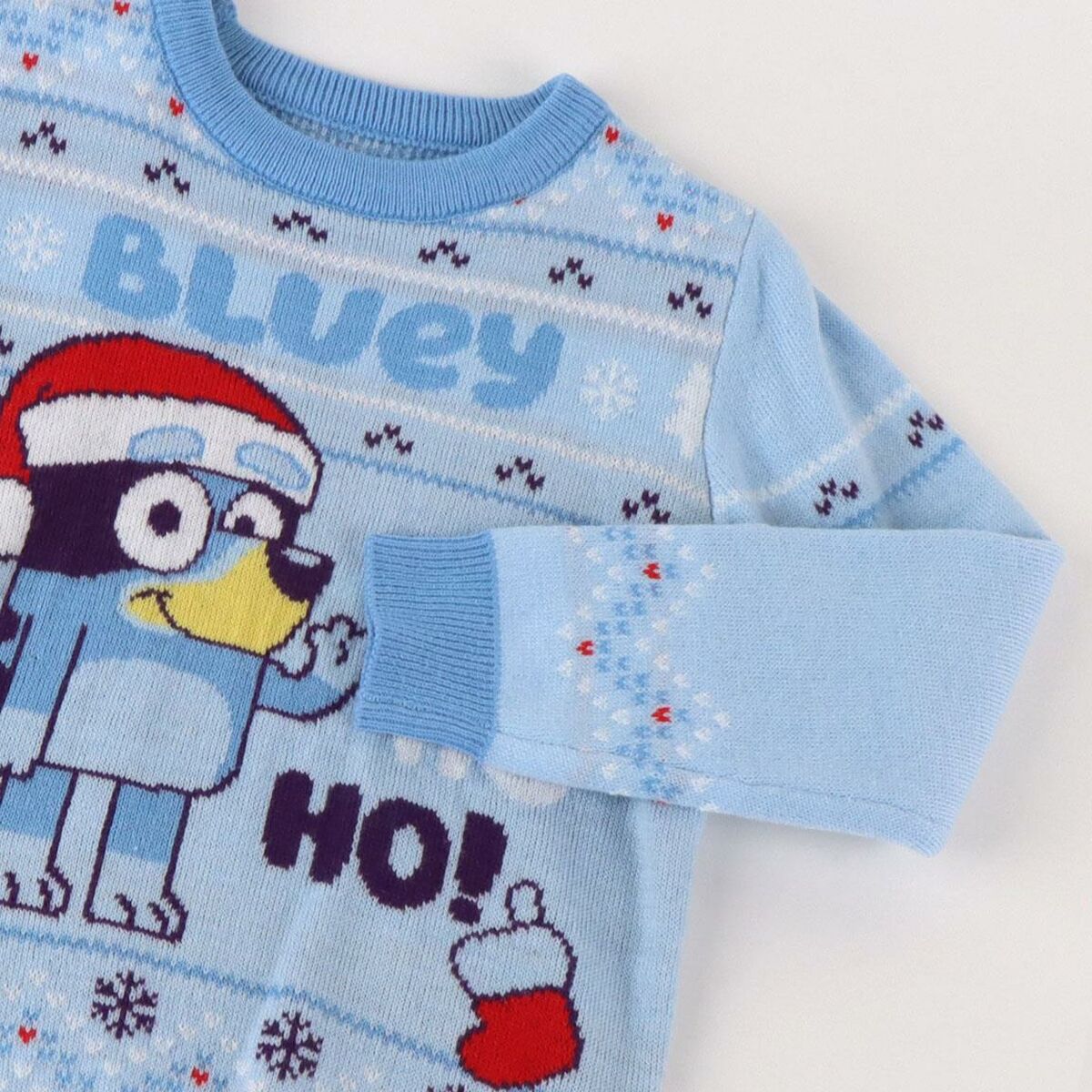 Unisex Jumper Bluey Christmas Light Blue
