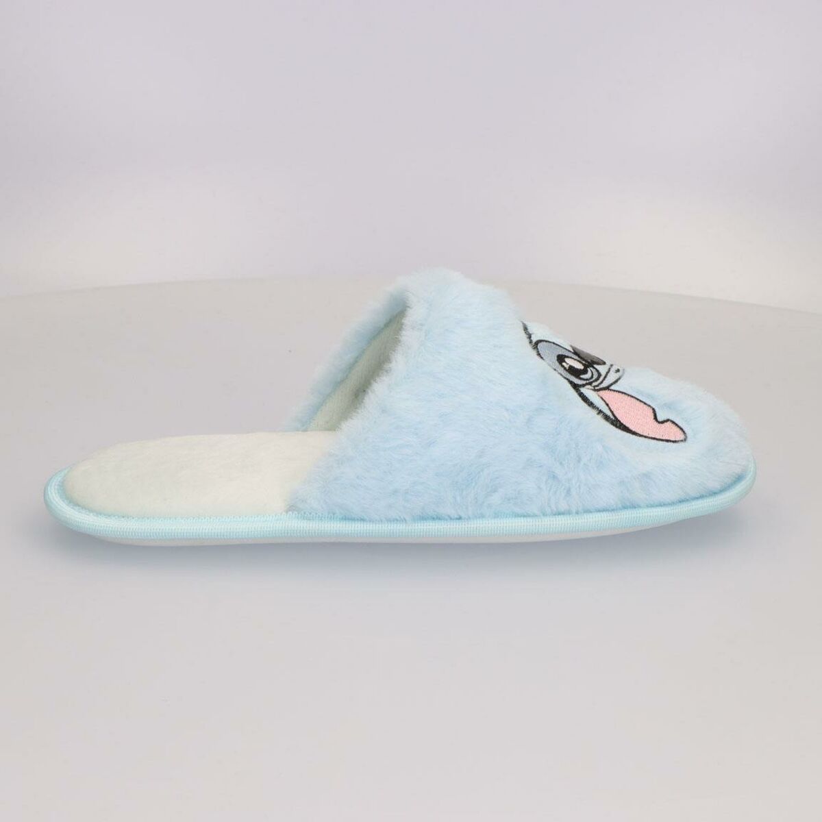 House Slippers Stitch Light Blue
