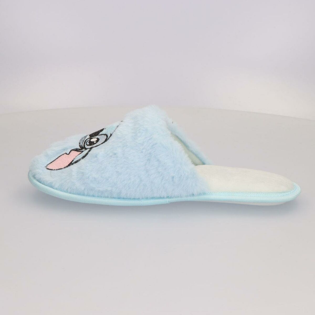 House Slippers Stitch Light Blue