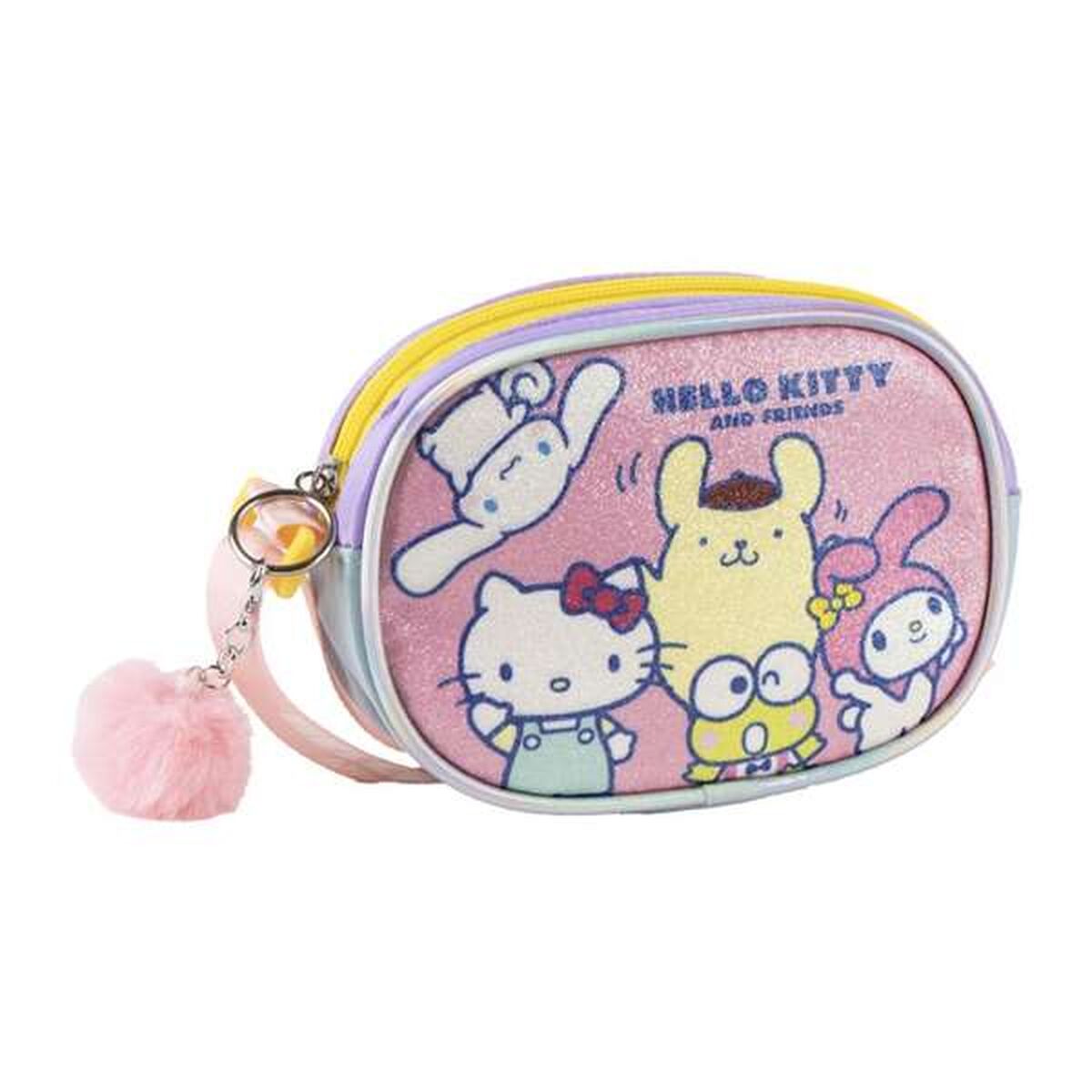 Shoulder Bag Hello Kitty Pink 14,5 x 10,5 x 4 cm Shoulder Bag Hello Kitty Pink 14,5 x 10,5 x 4 cm