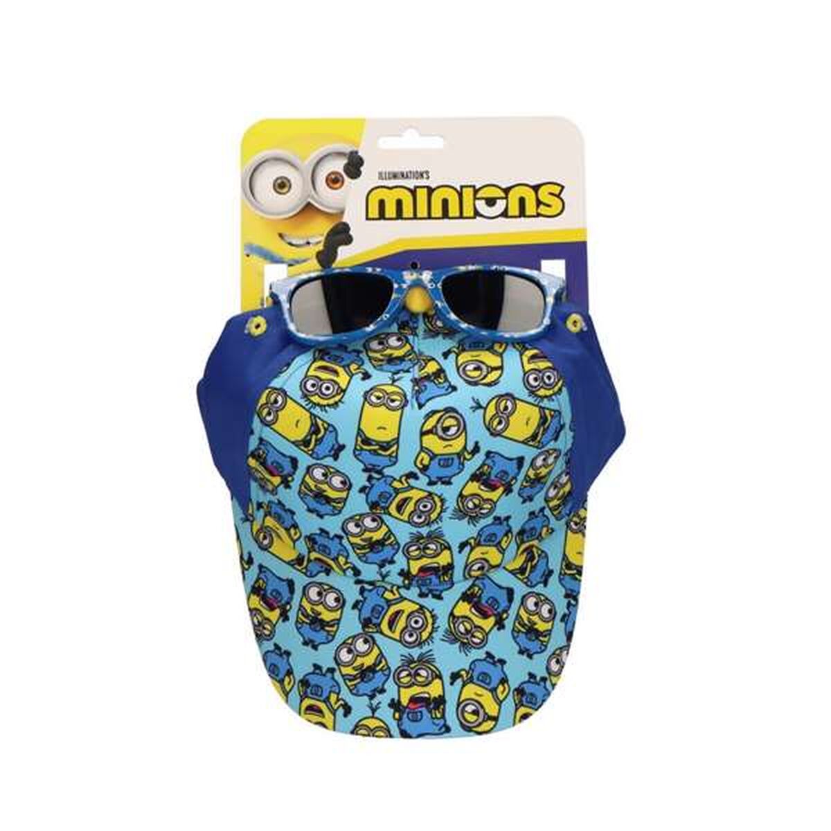Set of cap and sunglasses Minions Blue Set of cap and sunglasses Minions Blue