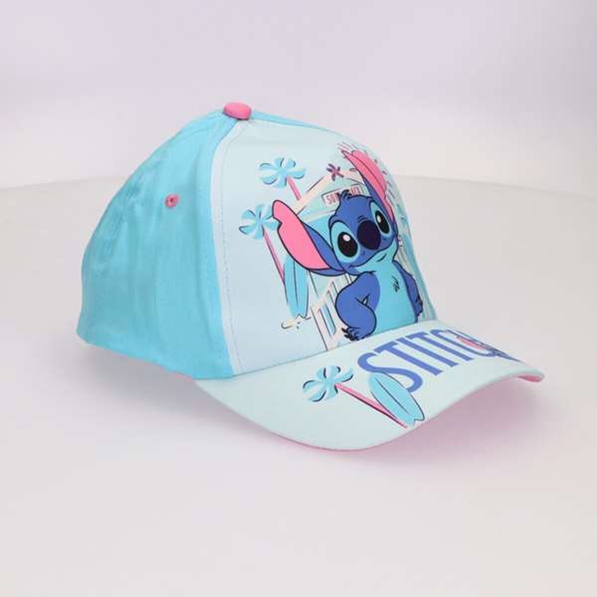 Set of cap and sunglasses Stitch Blue