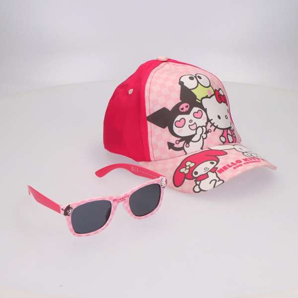 Set of cap and sunglasses Hello Kitty Pink