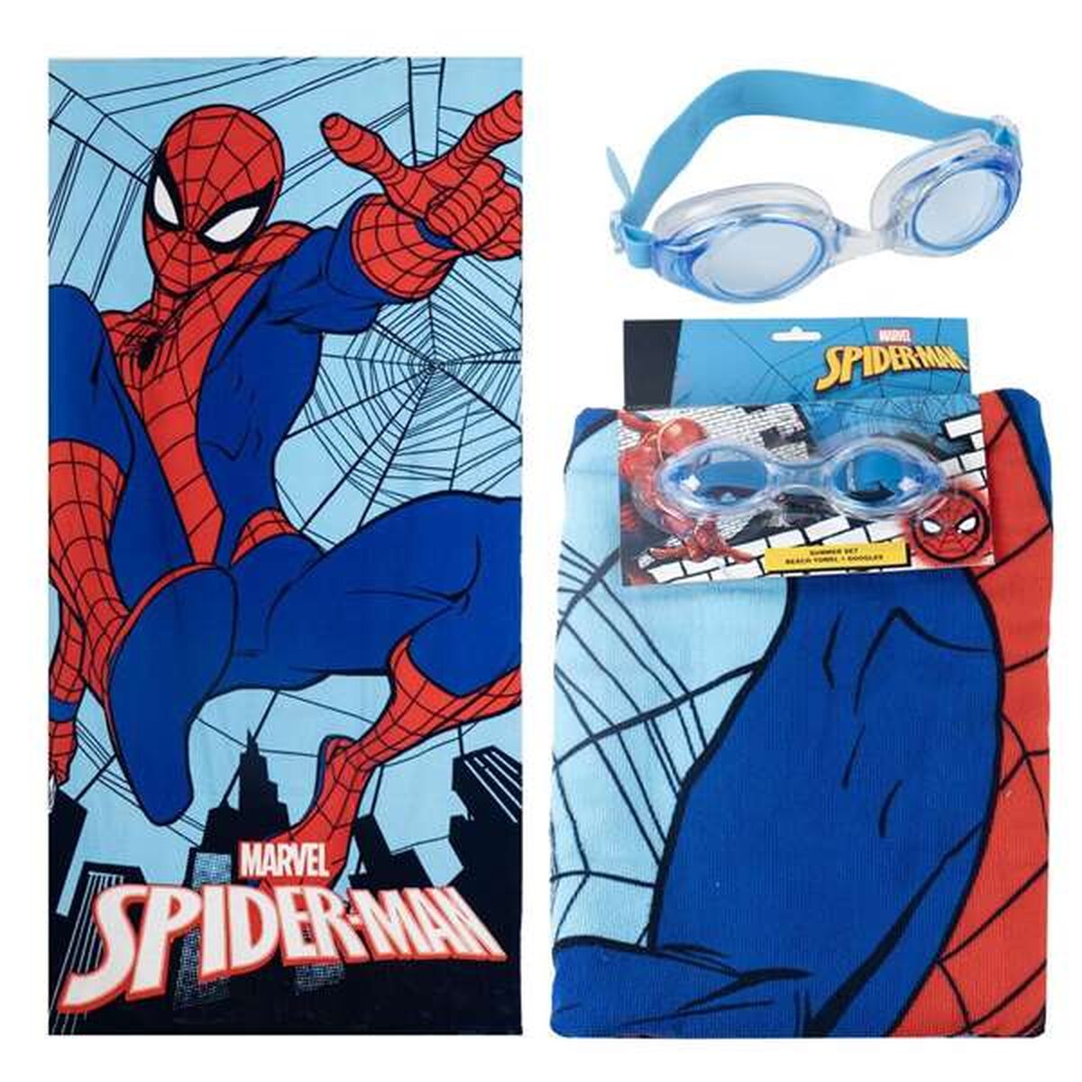 Beach Towel Spider-Man Dark blue Beach Towel Spider-Man Dark blue
