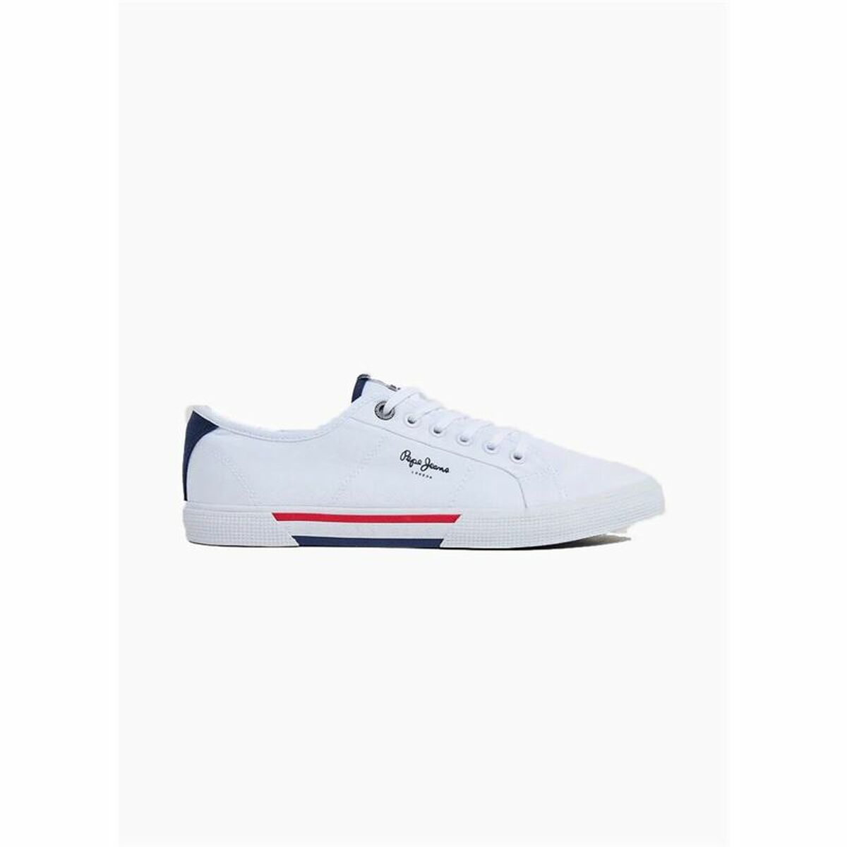 Menâs Casual Trainers Pepe Jeans Brady Men Basic White Menâs Casual Trainers Pepe Jeans Brady Men Basic White