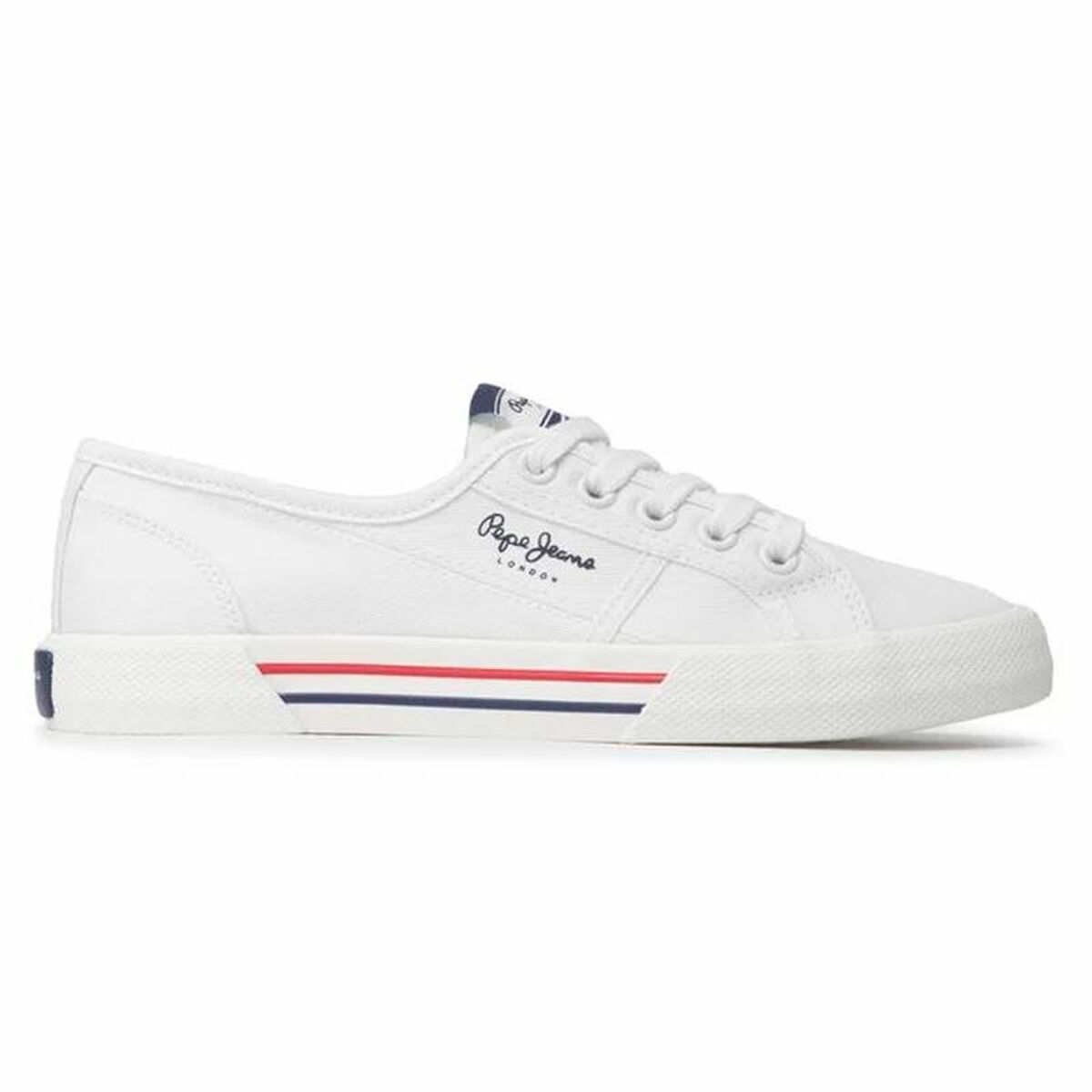 Sports Trainers for Women Pepe Jeans Brady Basic White Sports Trainers for Women Pepe Jeans Brady Basic White