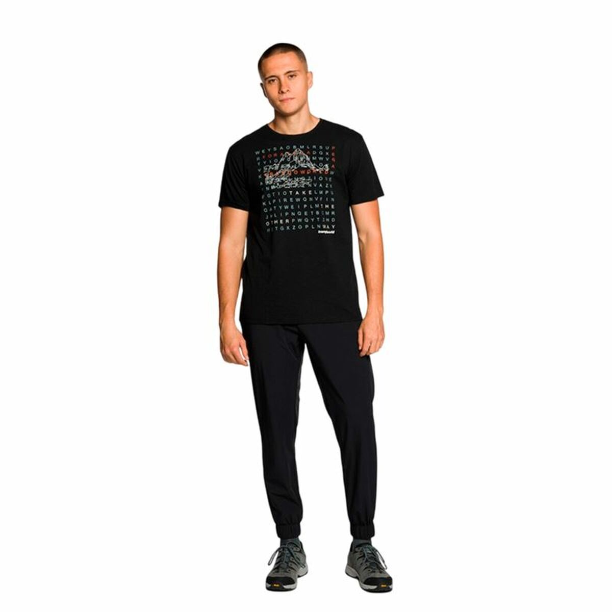 Long Sports Trousers Trangoworld Fleet Black
