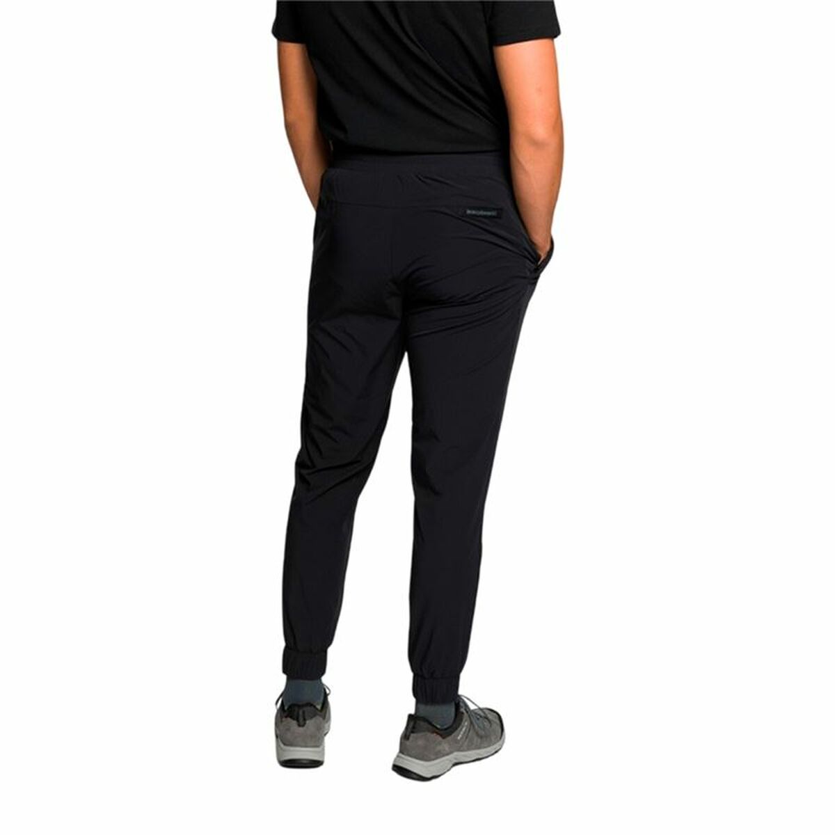 Long Sports Trousers Trangoworld Fleet Black