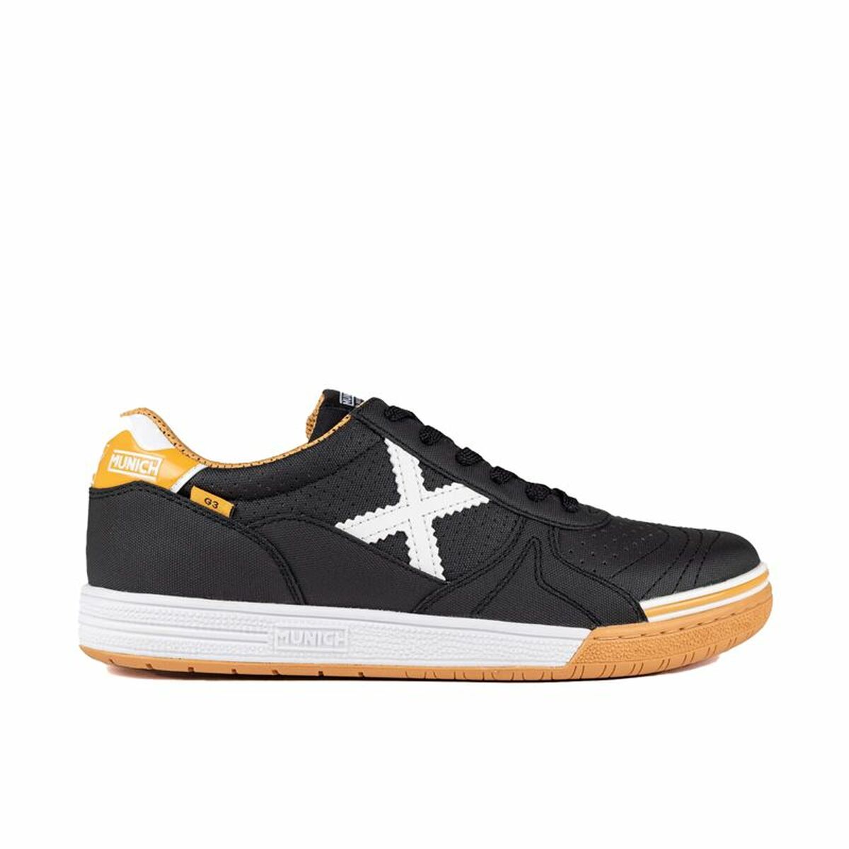 Adult’s Indoor Football Shoes Munich G-3 Profit Casual 411 Black