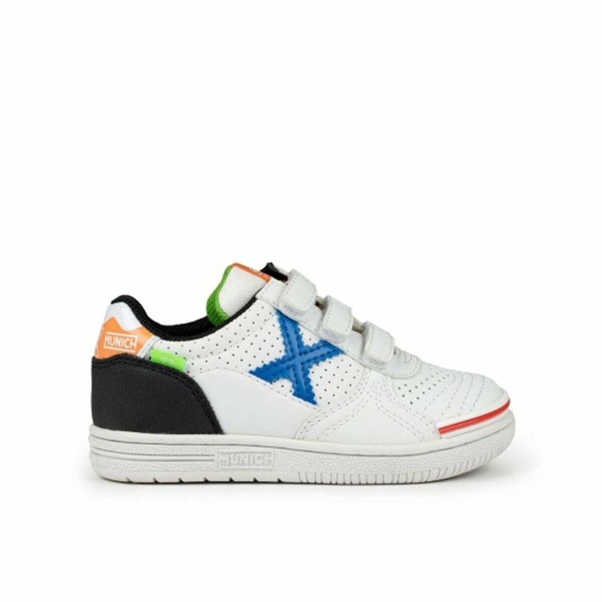 Children’s Indoor Football Shoes Munich G-3 Kid Vco Profit White Children’s Indoor Football Shoes Munich G-3 Kid Vco Profit White