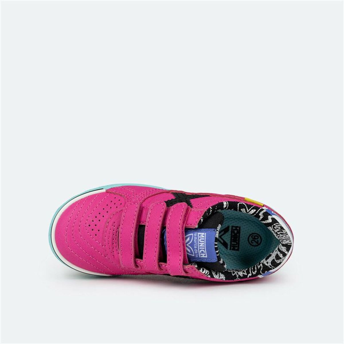 Children’s Indoor Football Shoes Munich G-3 Kid Vco Profit Dark pink