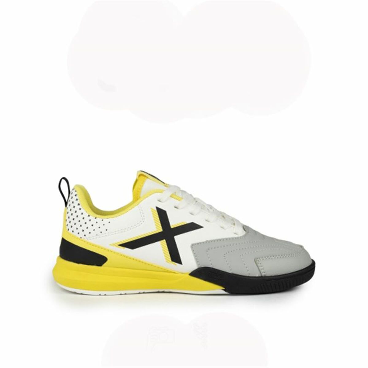 Children’s Indoor Football Shoes Munich Rondito Kid Elastic Light grey