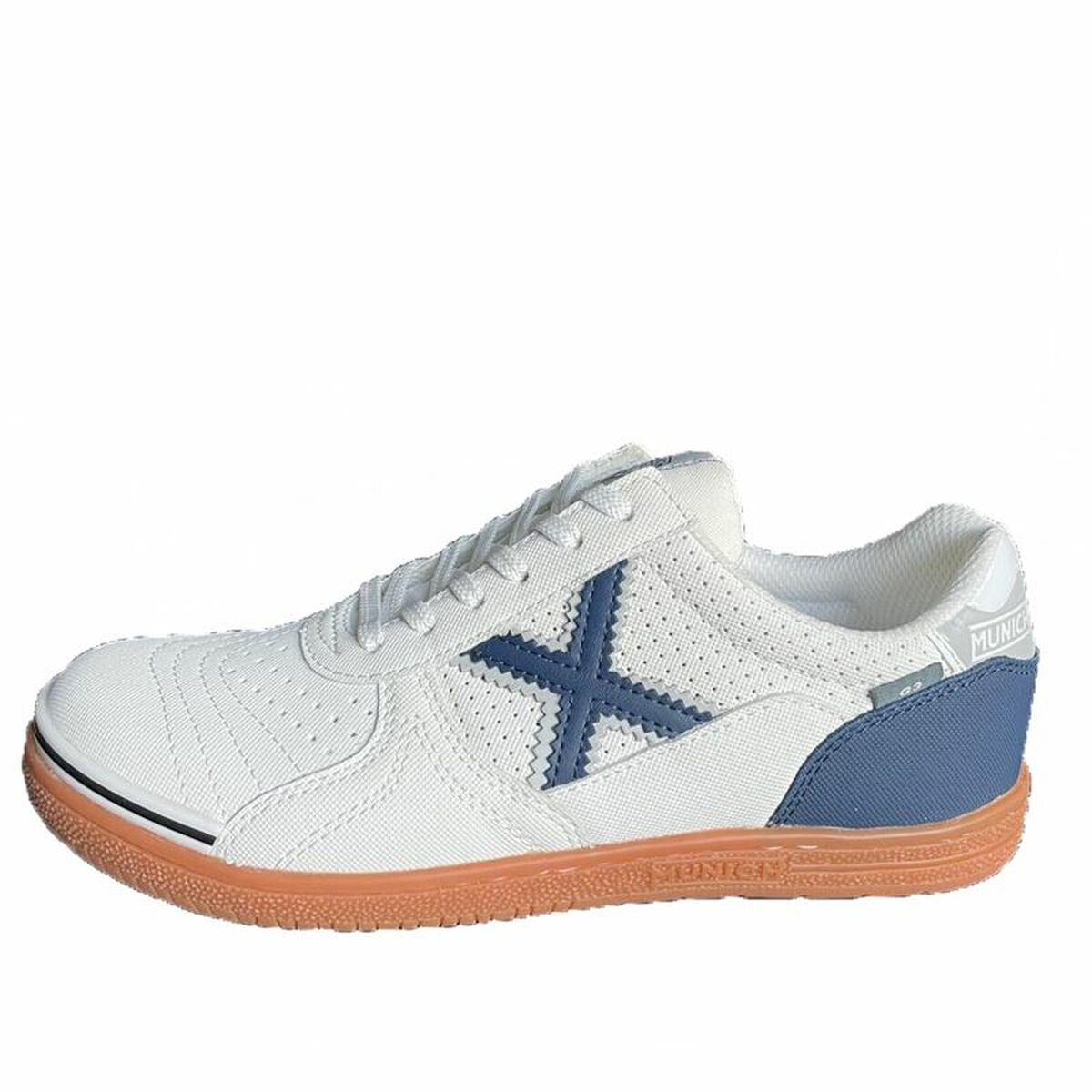 Adult’s Indoor Football Shoes Munich G-3 White Adult’s Indoor Football Shoes Munich G-3 White