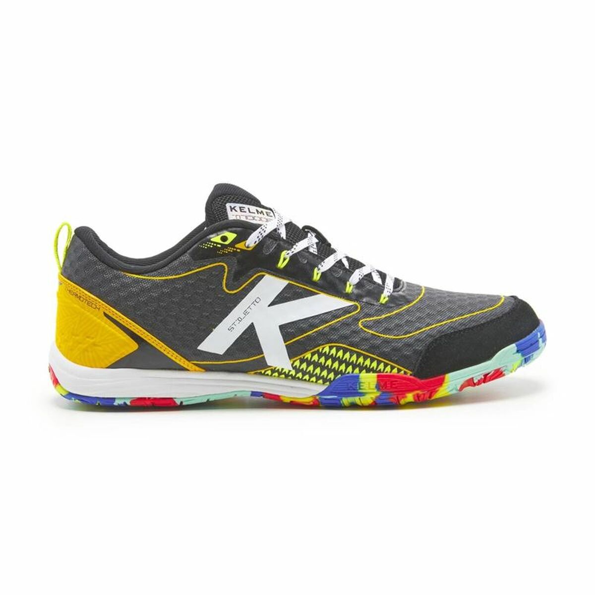 Adult’s Indoor Football Shoes Kelme Stiletto Yellow Black Unisex