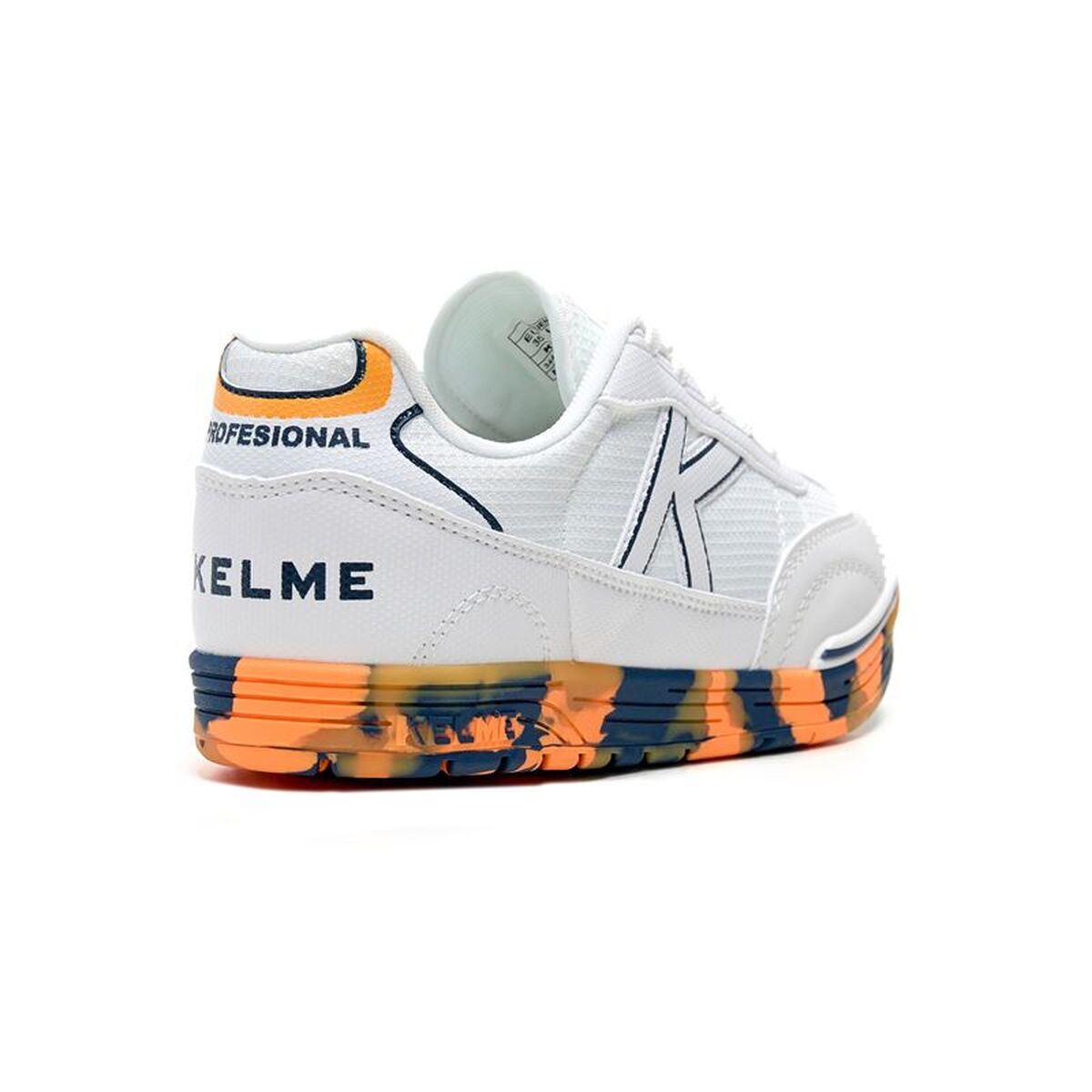 Children’s Indoor Football Shoes Kelme Trueno Lace White