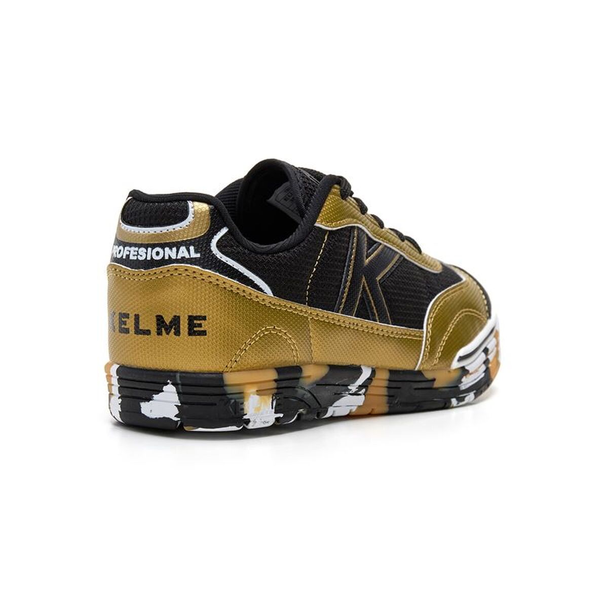 Children’s Indoor Football Shoes Kelme Trueno Lace Ocre