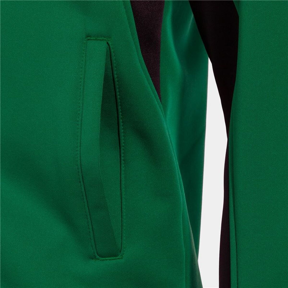 Tracksuit for Adults Joma Sport Derby Black Green Children’s Men 2 Pieces