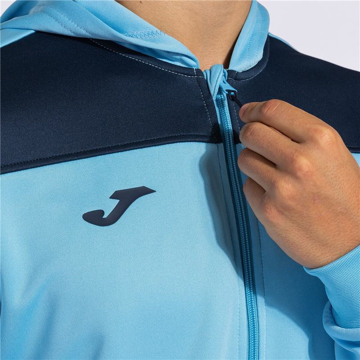 Tracksuit for Adults Joma Sport PhoenIX II Navy Blue Children’s Men 2 Pieces
