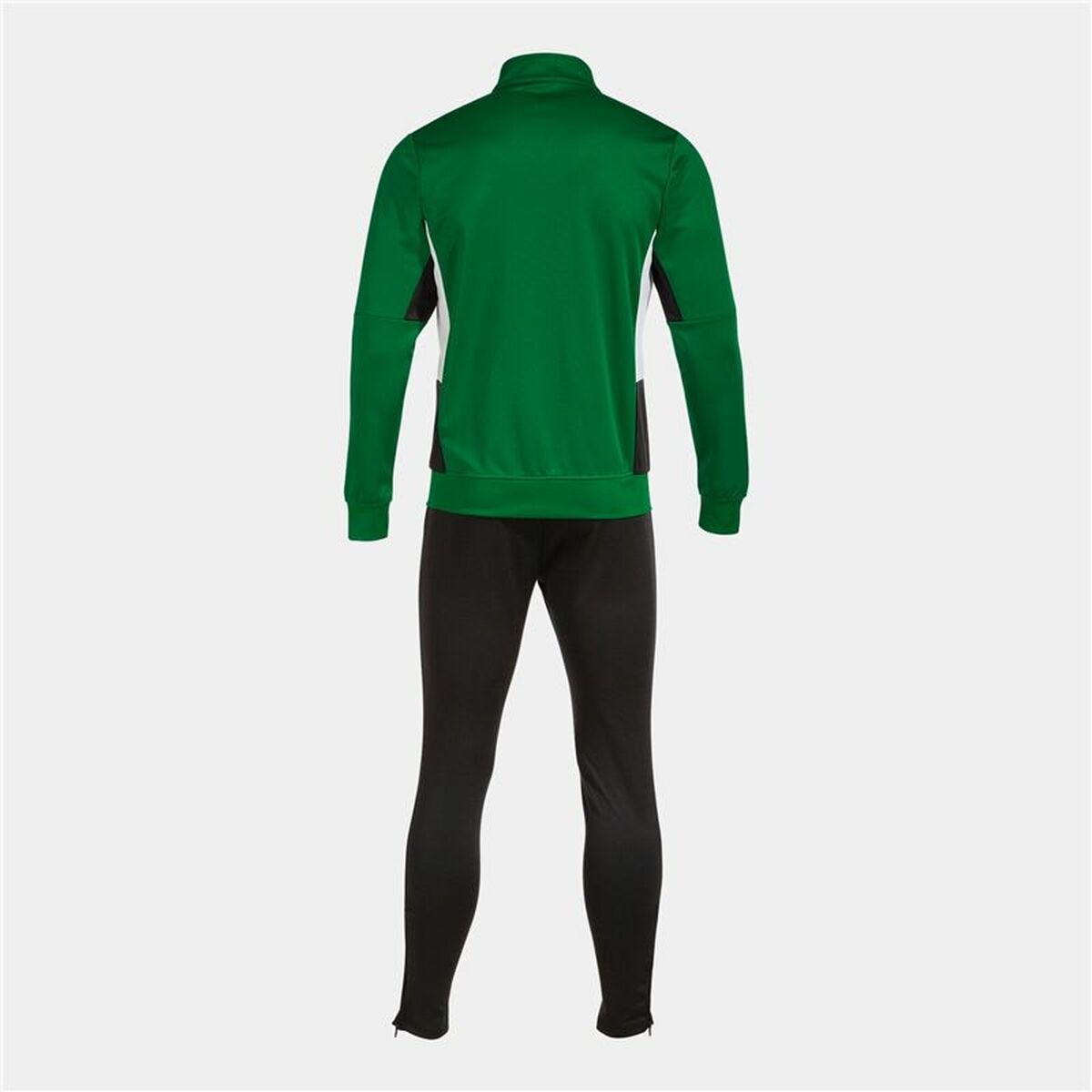 Tracksuit for Adults Joma Sport Danubio II Black Green Children’s Men 2 Pieces