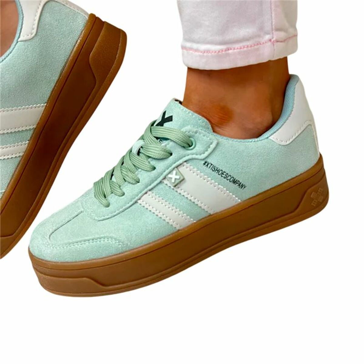 Sports Trainers for Women XTI Antenila XTI Aqua Light Blue