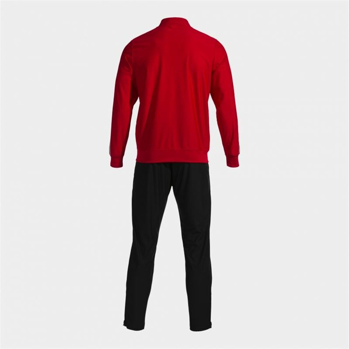 Tracksuit for Adults Joma Sport Victory Black Red Children’s Men 2 Pieces