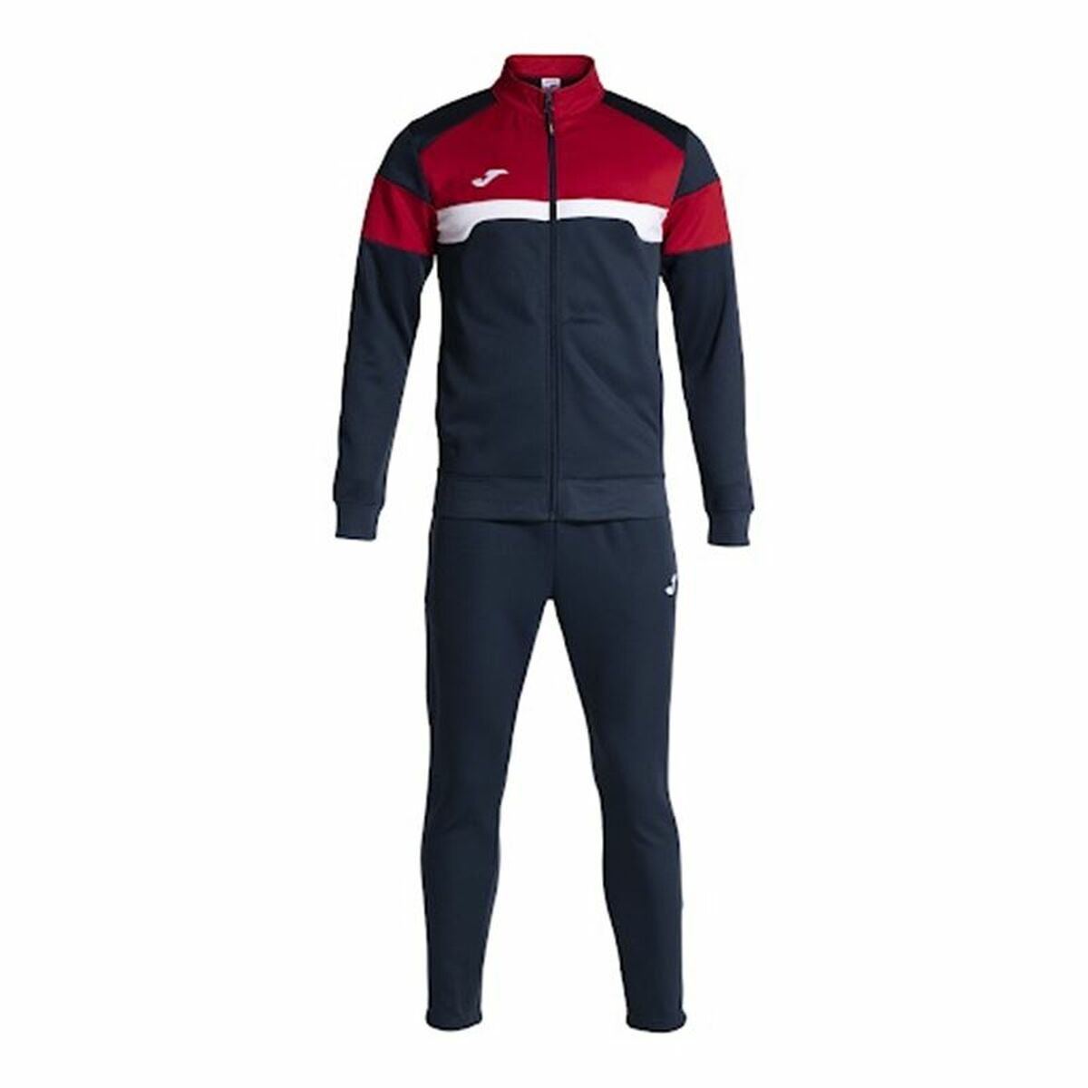 Tracksuit for Adults Joma Sport Danubio III Red Navy Blue Men