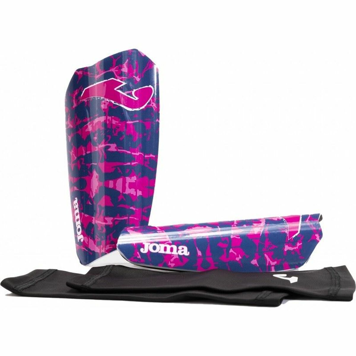 Football Shinguards Joma Sport Spartan Fuchsia Football Shinguards Joma Sport Spartan Fuchsia