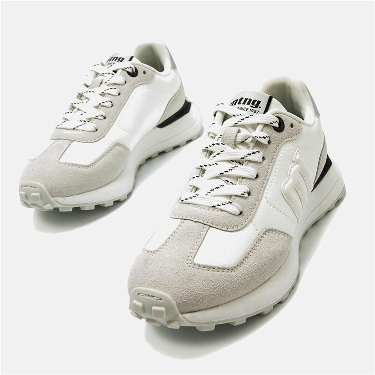 Womens Casual Trainers Mustang Zinc Light grey