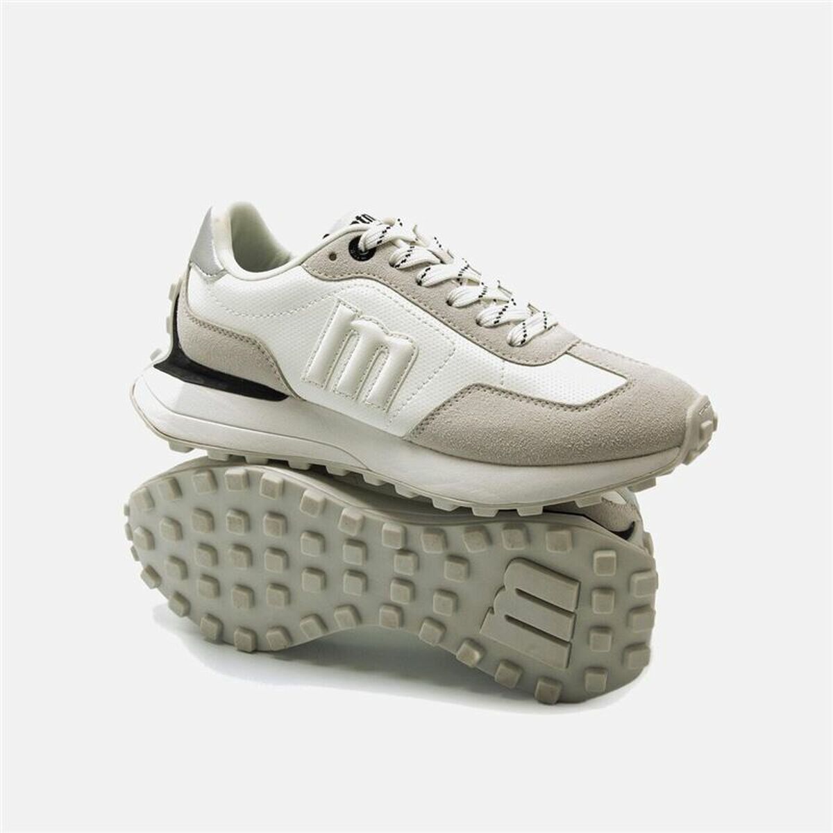 Womens Casual Trainers Mustang Zinc Light grey