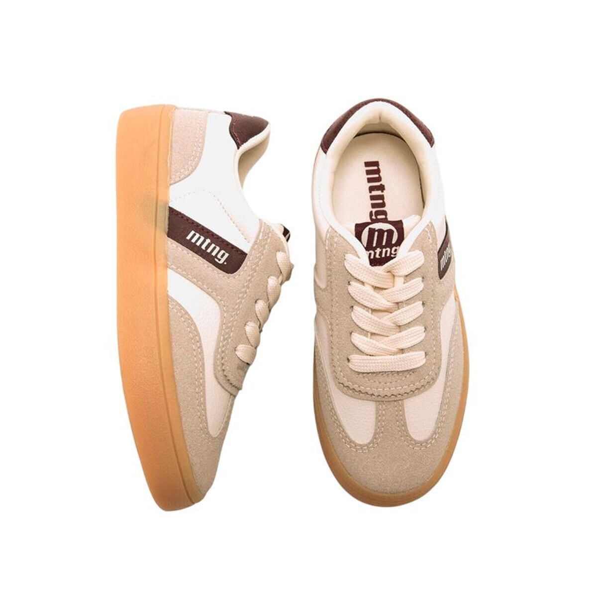 Sports Shoes for Kids Mustang Saturno Beige