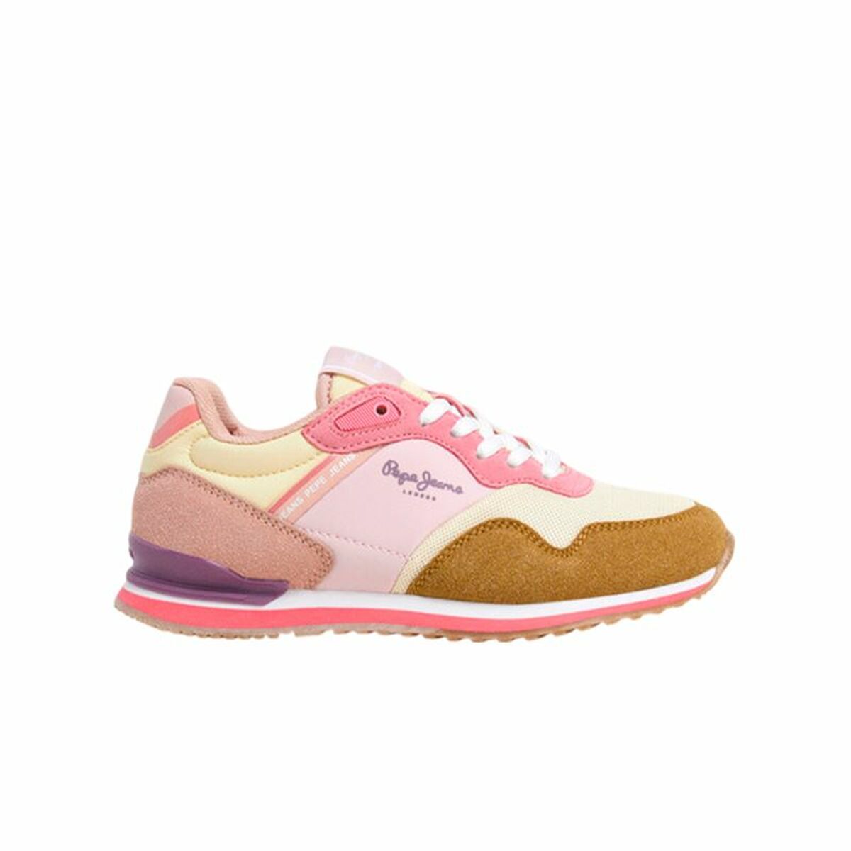 Sports Trainers for Women Pepe Jeans London Band G Light brown